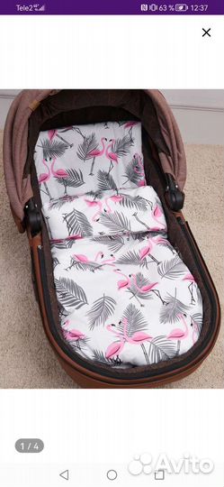 Комплект в коляску матрас, падушка, одеяло