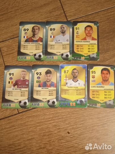 Карточки fifa 22