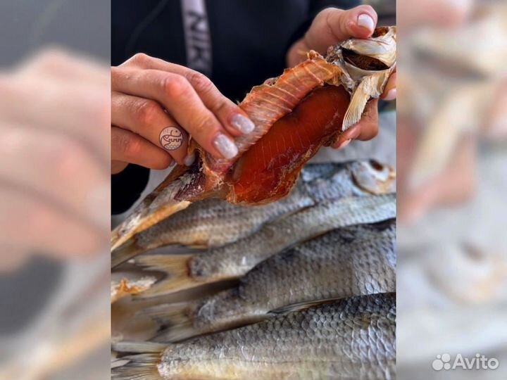 Вобла вяленая с икрой