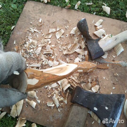 Рубленная эко лопатка из сливы ручной работы