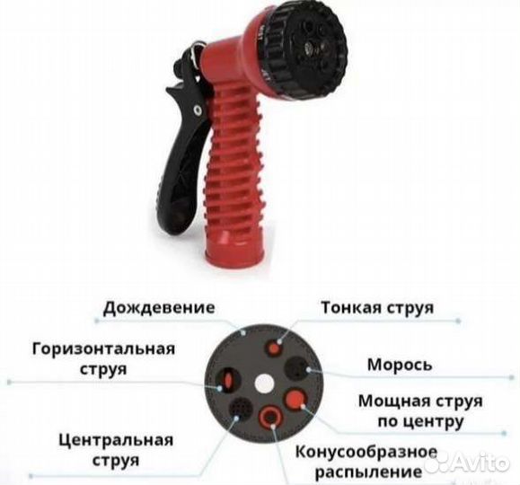 Шланг поливочный растягивающийся