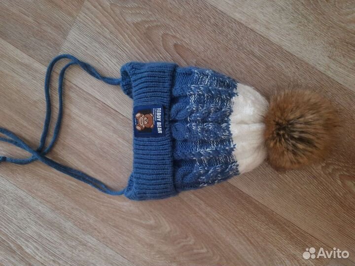 Шапка для мальчика зимняя 42 44