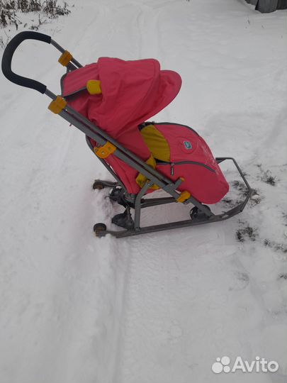 Коляска санки