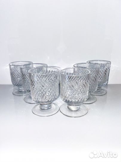Хрустальные рюмки Bohemia Чехословакия