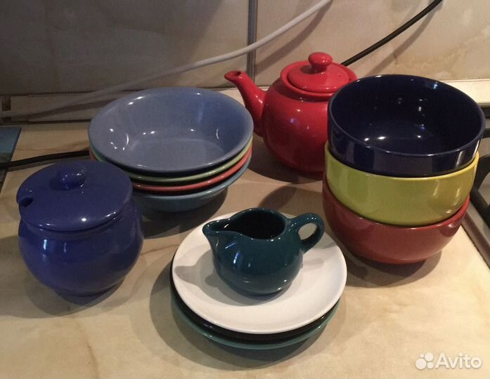 Цветная посуда