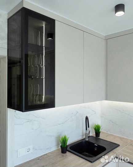 Кухонный гарнитур в потолок под ключ