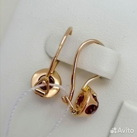 Серьги / 2,41г / Золото583 / корунд синтетический