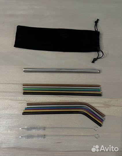 Набор многоразовых трубочек