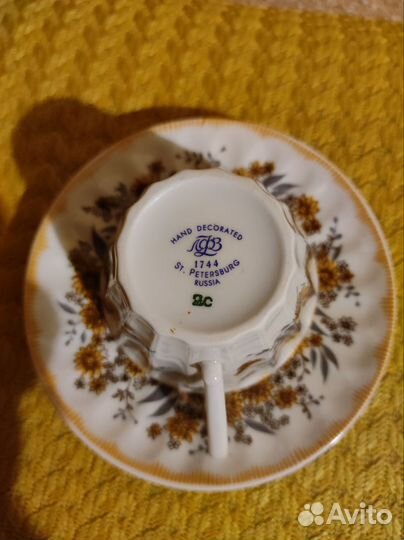 Чашка с блюдцем,чайный набор