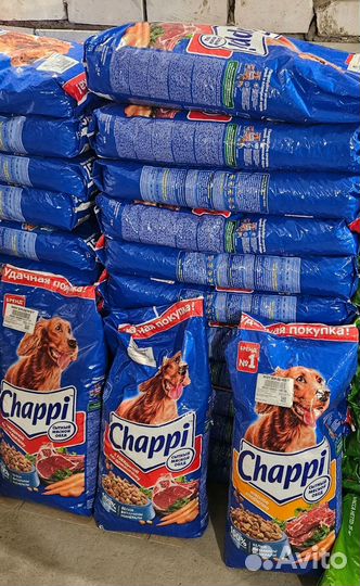 Корм для собак chappi 15 кг