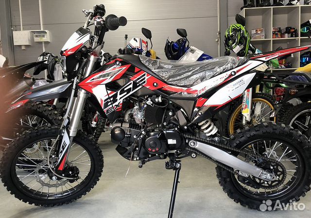 Питбайк BSE EX 125E 17/14 MAX13 (механ. кпп) tumen