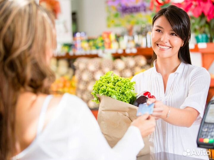 Кассир в крупный гипер-маркет. Казань