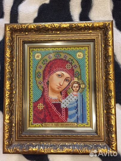 Икона (вышивка бисером)