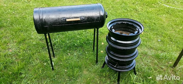 Мангал и печь для казана