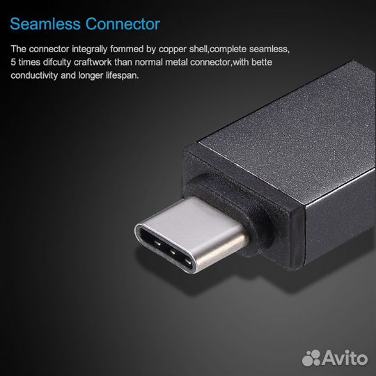 Переходник Type-C на USB 3.0 с поддержкой OTG