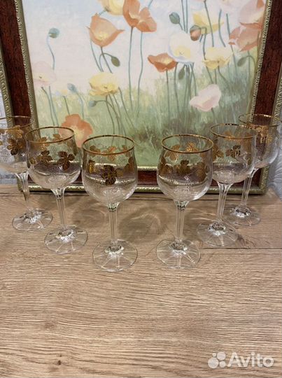 Винтаж: бокалы для вино. Германия