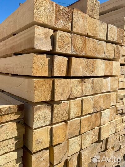 Брус обрезной 100х150х6000мм от производителя