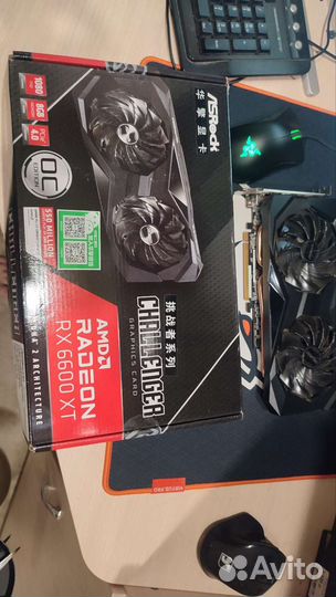 Видеокарта asrock rx 6600xt challenger