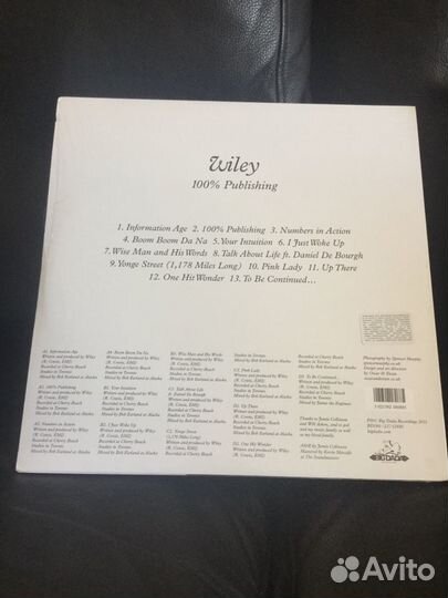 Wiley - 100 Publishing LTD Edition 2LP