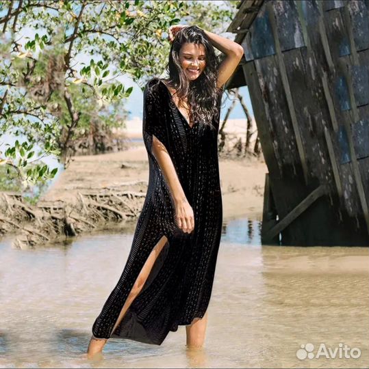 Туника пляжная вязанная 46-56