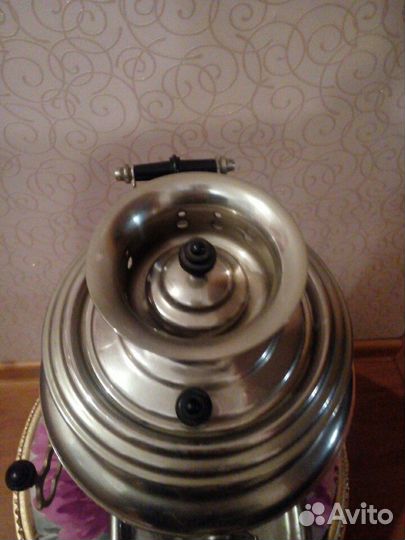 Самовар электрический латунный