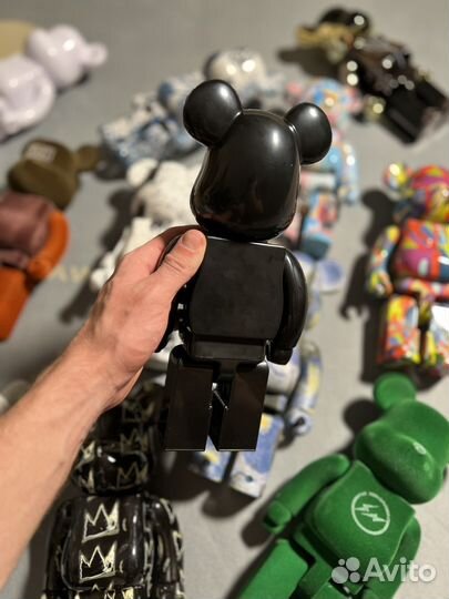 Bearbrick Black Matte 400%, 28 см