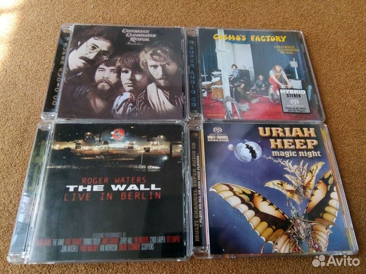 CD аудиофильские диски. Gold CD. sacd