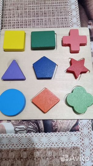 Деревянный сортер монтессори