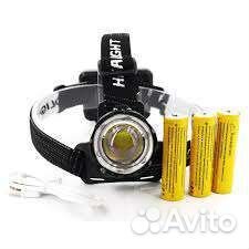 Налобный фонарь аккумуляторный HT-725 P90