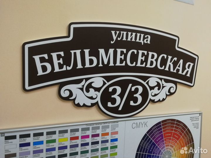 Таблички адресные на дом, офисные, информационные