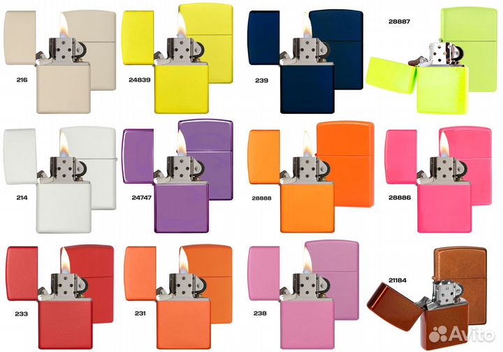 Зажигалки Zippo