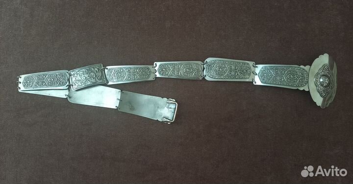 Женские пояса из мельхиора