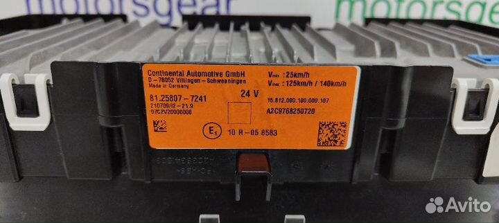 Панель приборов Щиток LCD LED приборка Man Tgs Tgx