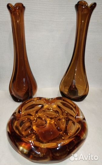 Ваза Цветное стекло СССР