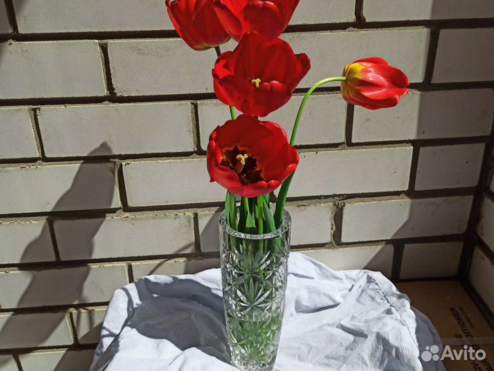 Ваза хрустальная для цветов СССР