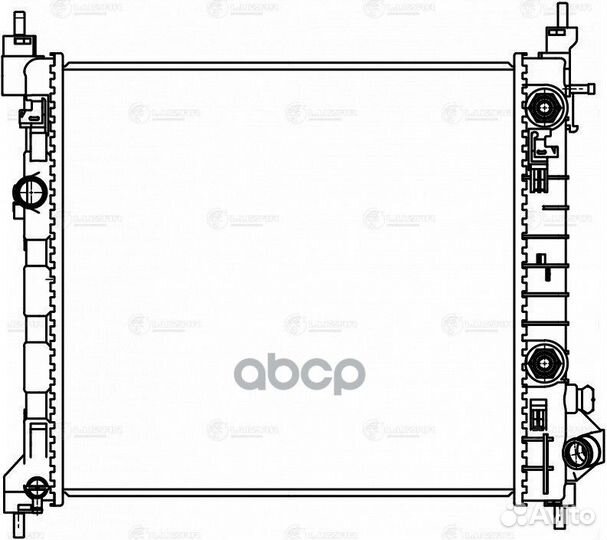 Радиатор системы охлаждения Chevrolet Spark