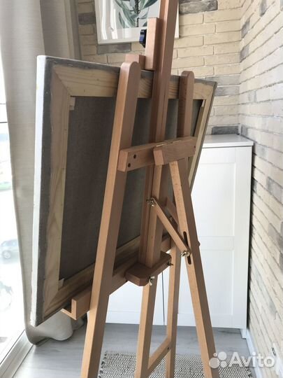 Картина маслом на холсте осень