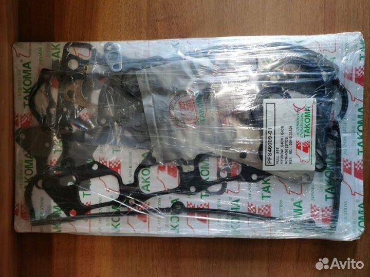 Набор прокладок Hyundai Elantra G4CR/G4CN 1990