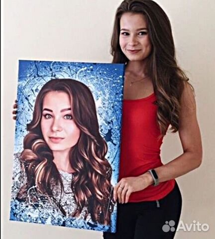 Портрет на холсте 120х80