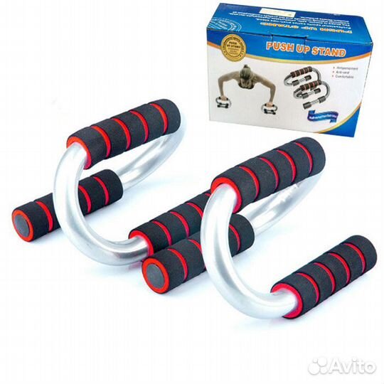 Упоры для отжиманий оранжевый Спортекс B24114-2