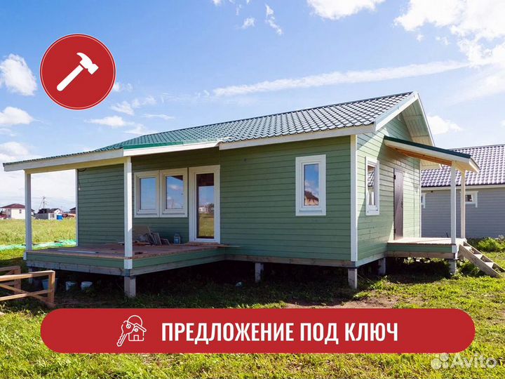 Деревянный дом 69 м