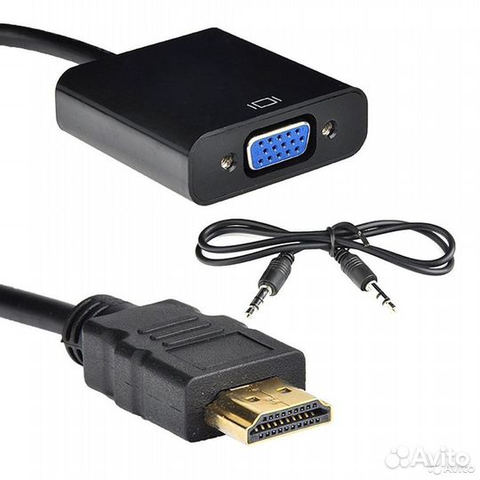 Переходник hdmi - VGA + аудио