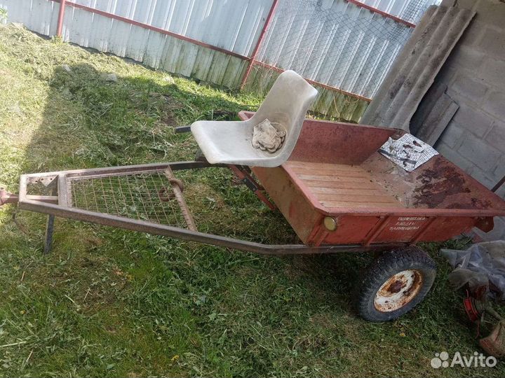 Телега для мотоблока бу