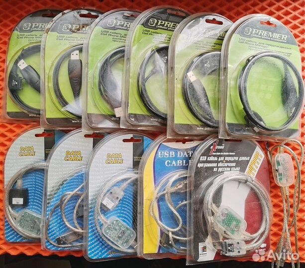 Набор кабелей для телефонов 12 штук