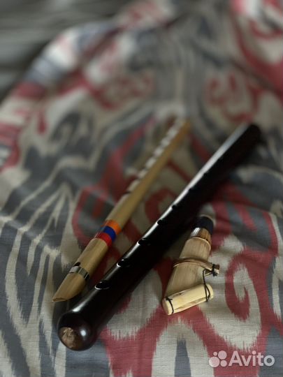 Армянская флейта с допсвистком и дудочка комплект