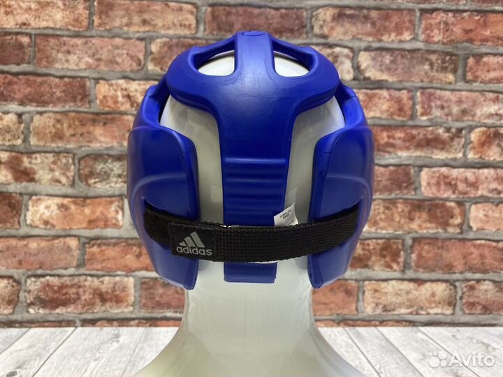 Шлем для кикбоксинга Adidas Wako - синий adikbhg5