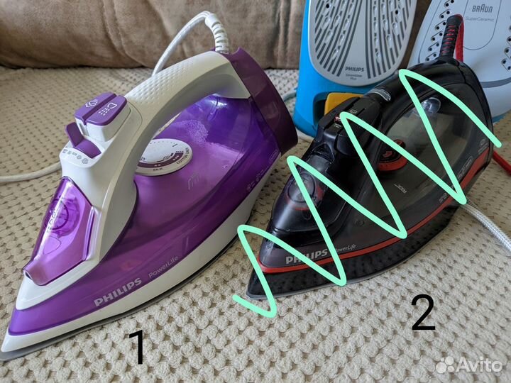 Утюги Philips и Braun TexStyle5
