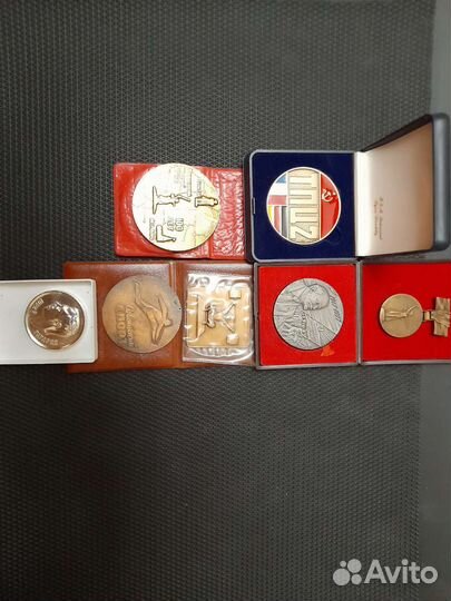 Настольная медаль СССР торг