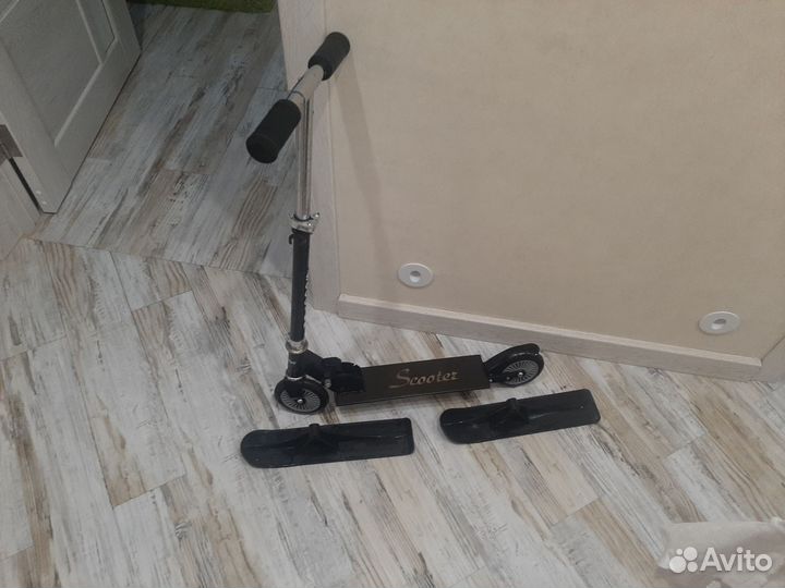 Снегокат с колесами