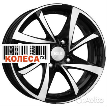 Кик Игуана 6.5x15 4x98 ET35 Dia58.5 алмаз черный